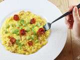 Risotto au Safran, Speck et Petits Pois