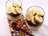 Verrine Banane Choco Vanille