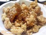 Crumble aux pommes et speculoos