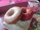 Donuts Américains Glaçage Au Chocolat Blanc