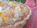 Tarte à la noix de coco & pêches