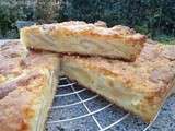 Gateau aux pommes et son croustillant d'amandes