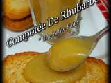 Compotée De Rhubarbe