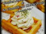 Gaufres Salées Au Chorizo & Sa Chantilly Au Chèvre Frais