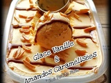 Glace à La Vanille & Amandes Caramélisées