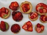 Tartelettes surprises aux fraises