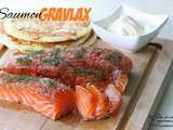 Saumon Gravlax et blinis maison