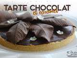 Tarte au chocolat et au caramel