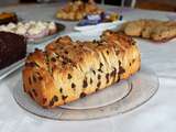 Brioche à effeuiller aux pépites de chocolat