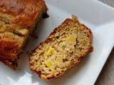 Gâteau ananas, pomme et flocons d'avoine