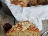 Gâteau cerise & amandes