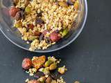 Granola pistaches, abricots, noisettes et chocolat