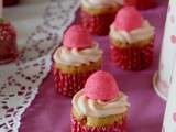 Mini-cupacakes aux Tagada Pink