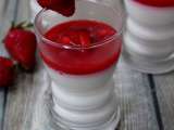 Panna-cotta aux fraises