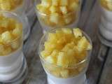 Panna-cotta coco-ananas