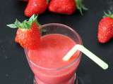 Smoothie fraises-banane