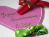 Accessoires pour les cheveux d'Elise: barrettes et fichu en coton