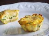 Mini quiches à la courgette et au maroilles