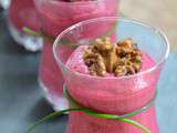 Mousse de betterave et fromage frais