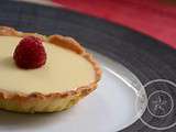 Tartelettes aux framboises et ganache au chocolat blanc