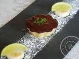 Tartelettes choco-banane & citron vert