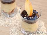 Verrine banane choco