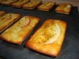 Financiers aux pommes et aux pistaches