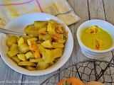 Dahl de pommes de terre et courgettes accompagné d'un curry aux oeufs durs - Une ribambelle d'histoires
