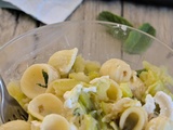 Orecchiettes aux courgettes , chèvre et menthe - Une ribambelle d'histoires