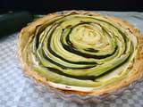 Tarte aux rubans de courgettes - Une ribambelle d'histoires