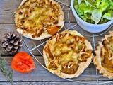 Tartelettes feuilletées au potimarron et fromage bleu - Une ribambelle d'histoires
