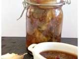 Chutney de figues au caramel d'ail blanc de lomagne