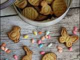 Biscuits de pâques vanille-chocolat