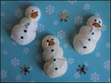 Bonhommes de neige en meringue