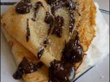 Crêpes glacées choco coco