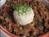 Crottin de chèvre sur ratatouille