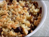 Crumble poire chocolat