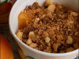 Crumble pomme-abricots (sans sucre)