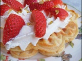 Gaufres aux fraises