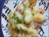 Gnocchis lardons cheddar au cookeo