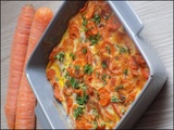 Gratin de carottes végétarien