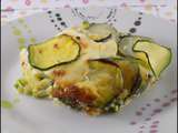 Gratin de courgettes au Babybel