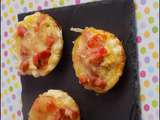 Minis quiches au jambon