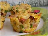 Muffins de coquillettes aux champignons