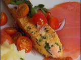 Saumon en croute et salsa de tomates