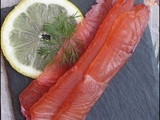 Saumon gravlax à la betterave