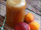 Smoothie abricots pêches pommes