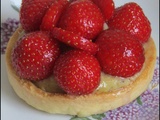 Tartelettes fraises pistaches