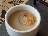 Velouté de chataignes au boudin blanc