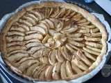 Tarte aux pommes, cannelle et vanille